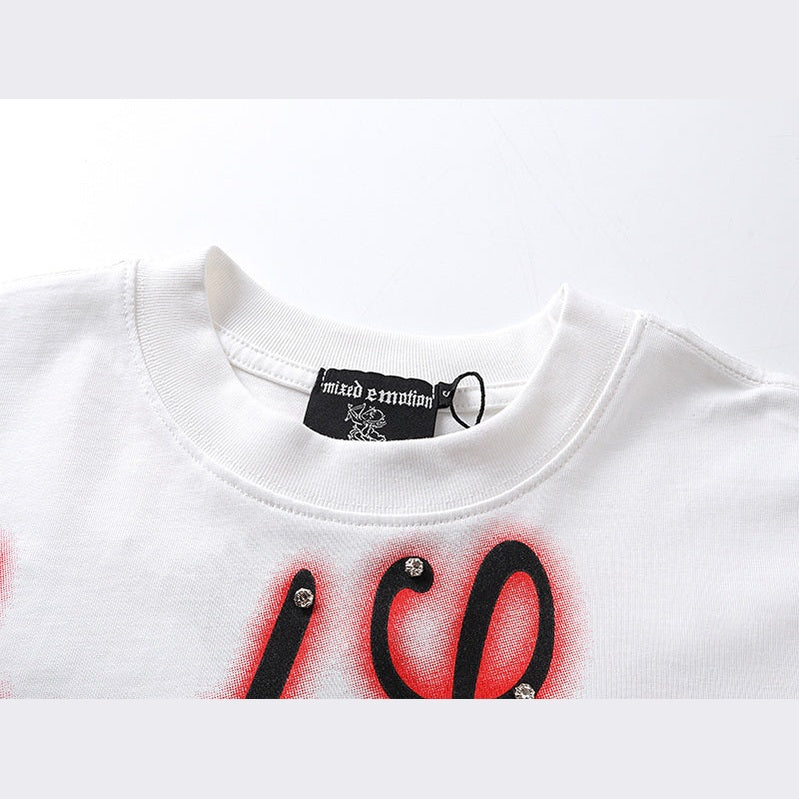 T-SHIRT MIXED EMOTION ROUGE | La Passion à Vif