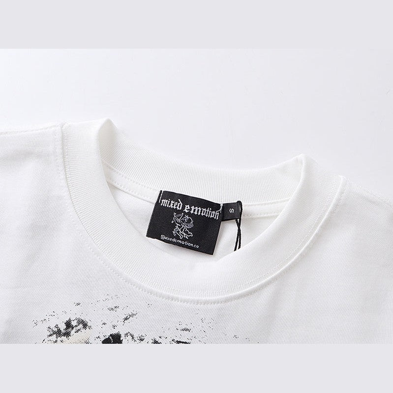 T-SHIRT CROP "PEARL" NOIR | L'Élégance Minimaliste