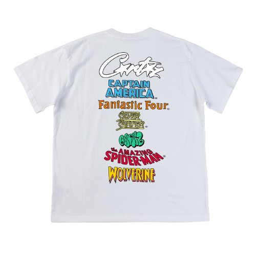 T-Shirt Corteiz x Marvel - L'Alliance de Deux Légendes