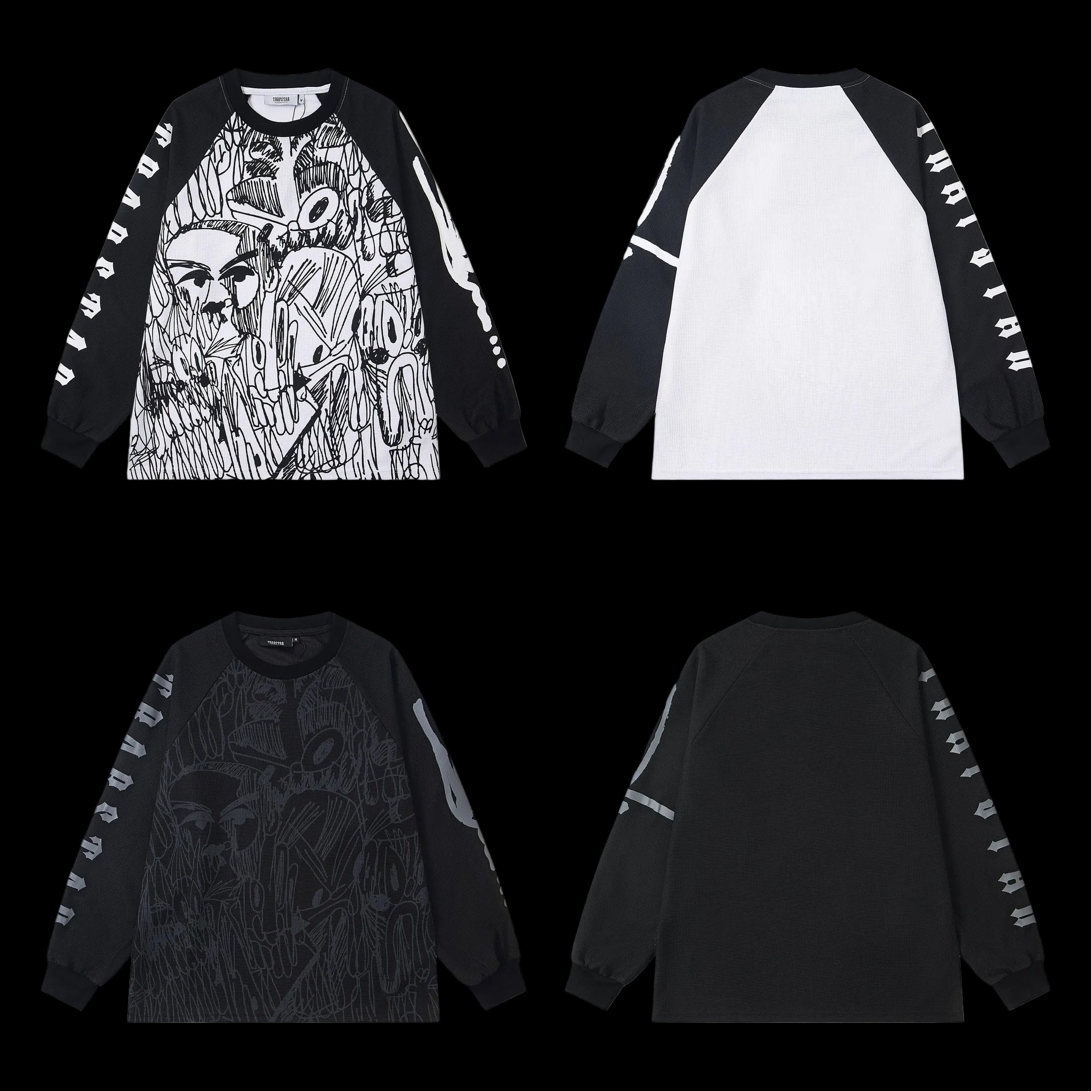 T-shirt à manches longues Trapstar X Slawn Waffle